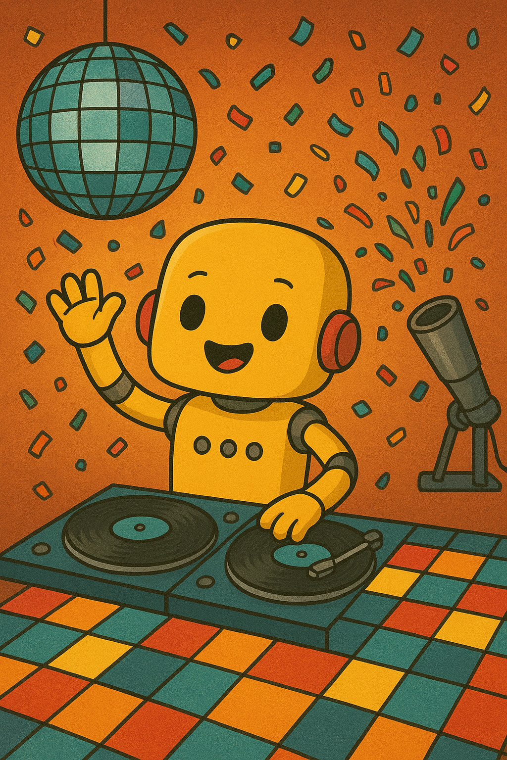 The Robot Learns to Party