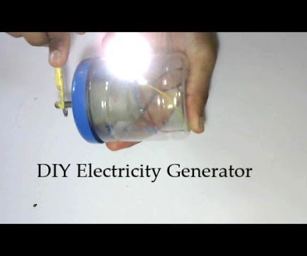 Homemade Electricity Generator