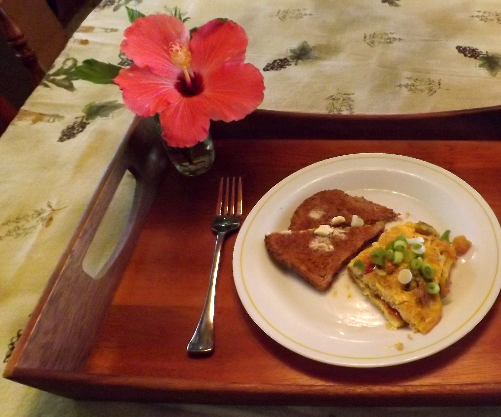 MY SOUTHWESTERN SHRIMP OMELET