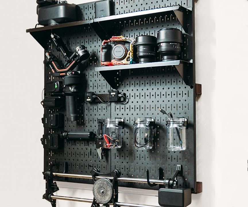 Camera Charging Wall Organizer for My Home Office : 3 Steps - Instructables