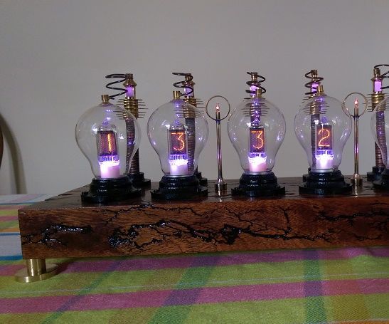 The Tesla Meets Edison Nixie Clock
