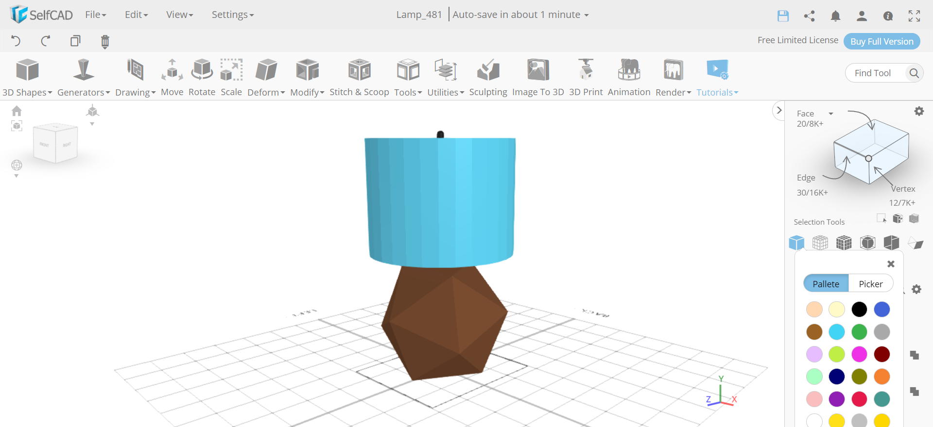 HOW TO CREATE a 3D LAMP USING 3D MODELING SOFTWARE : 8 Steps ...
