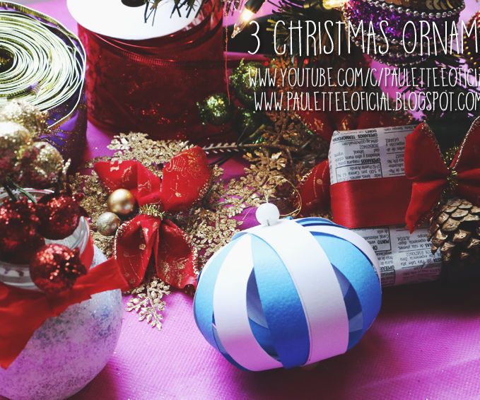 3 Ornaments for Christmas