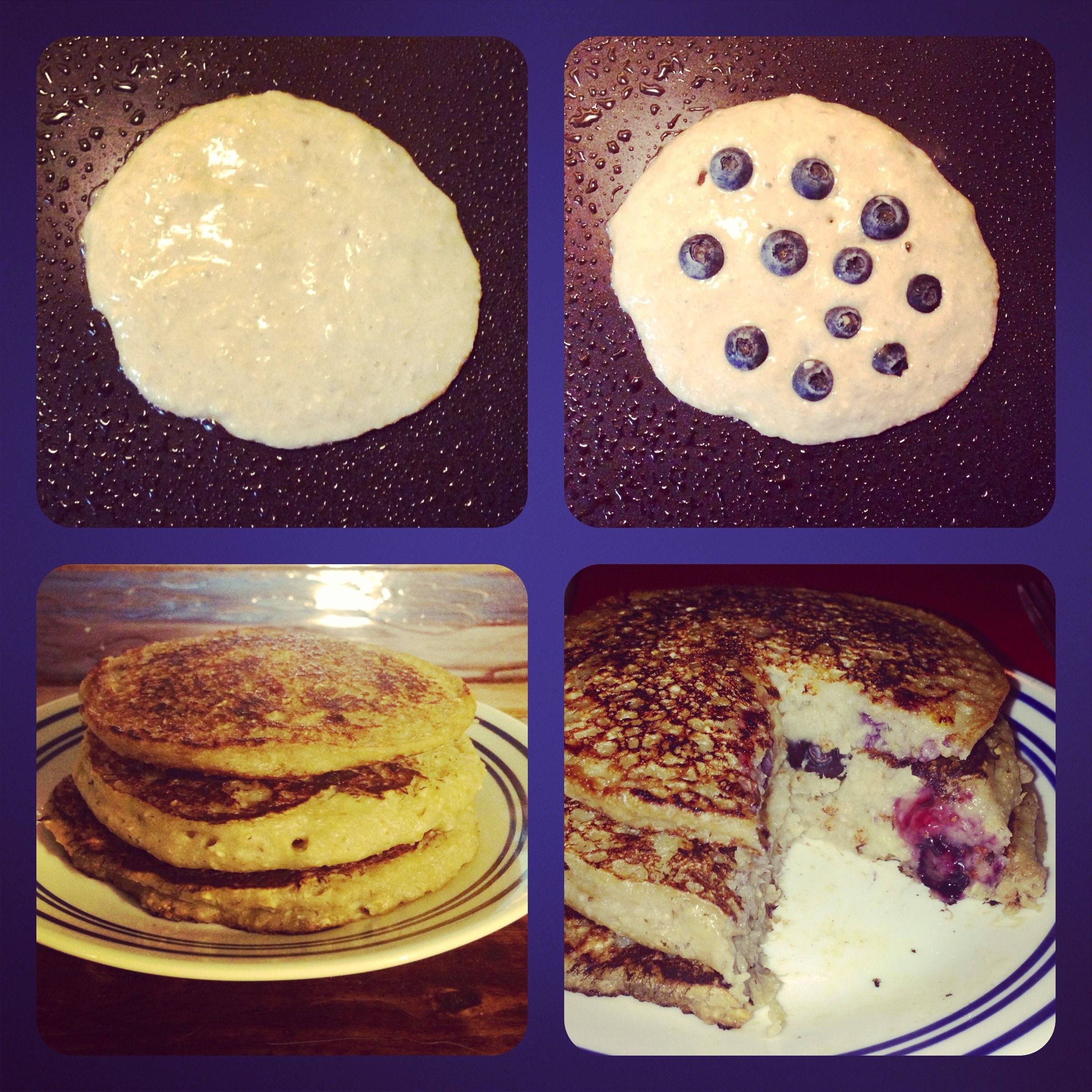 Gluten-Free & Dairy-Free Blueberry-Banana Pancakes