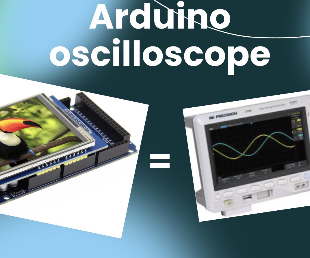 Arduino MEGA 2560 Oscilloscope With 2.8" TFT Lcd Screen