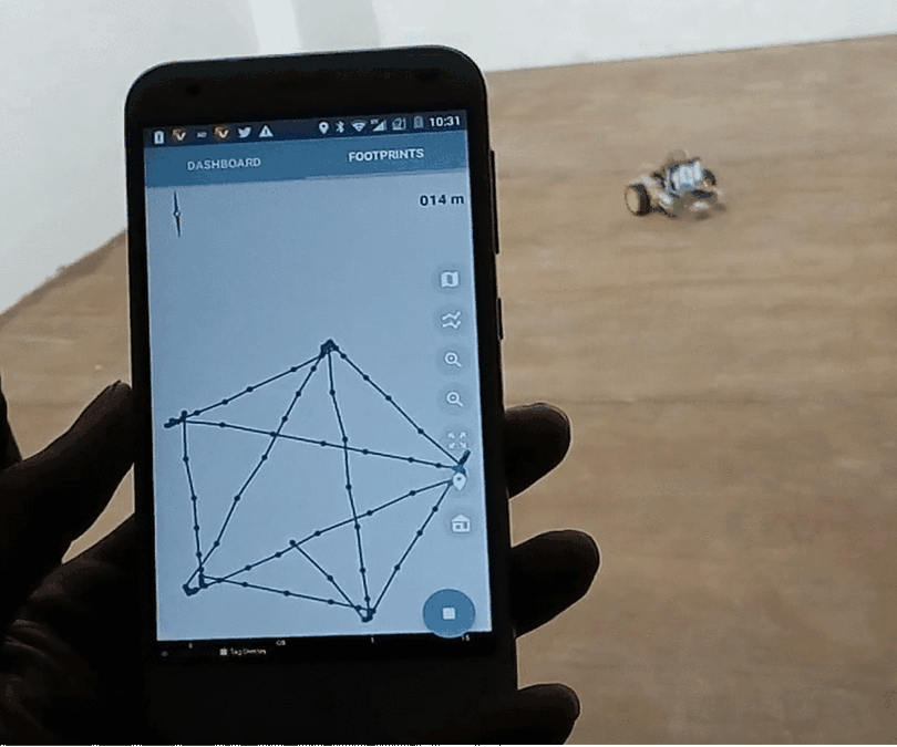 Navigate Robot With Shoe Sensors, W/o GPS, W/o Map
