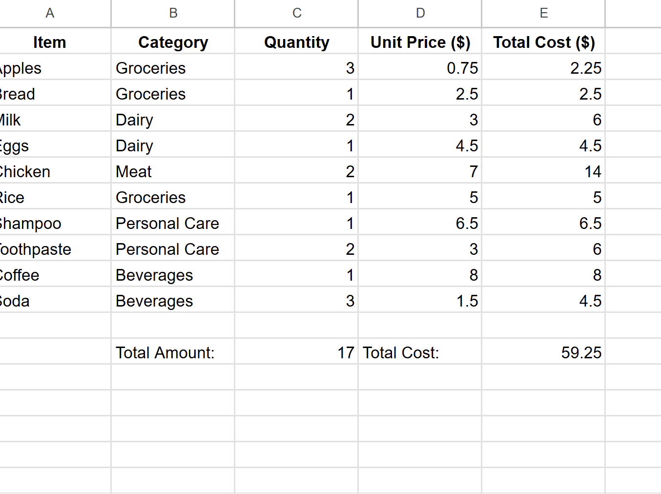 Google Sheets Function