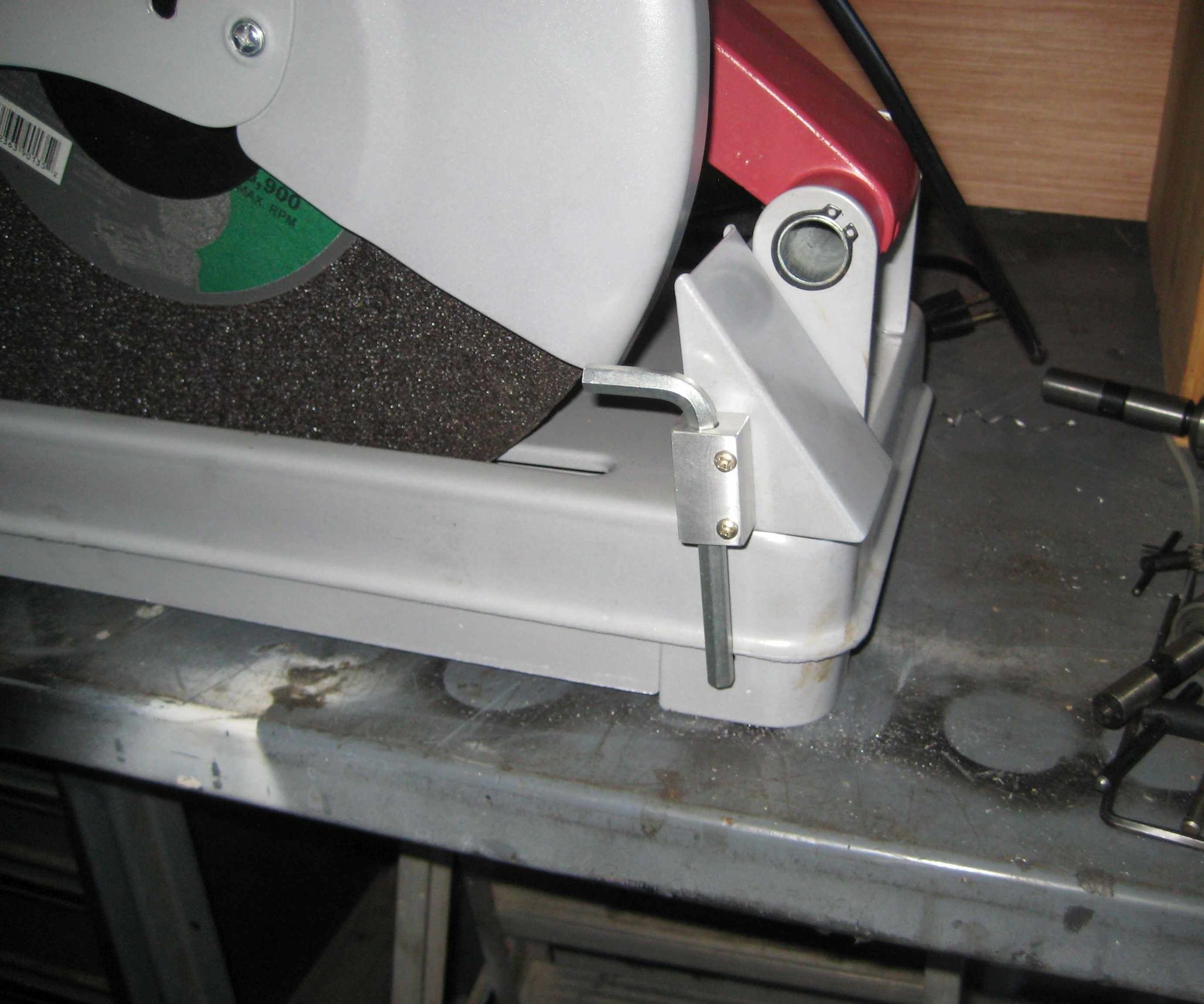 Chop Saw Allen Wrench Holder