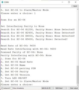 Choice #1: Scan for HC-06