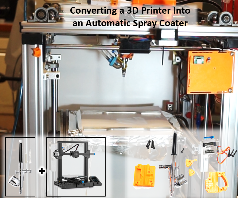 Converting a 3D Printer Into an Automatic Spray Coater