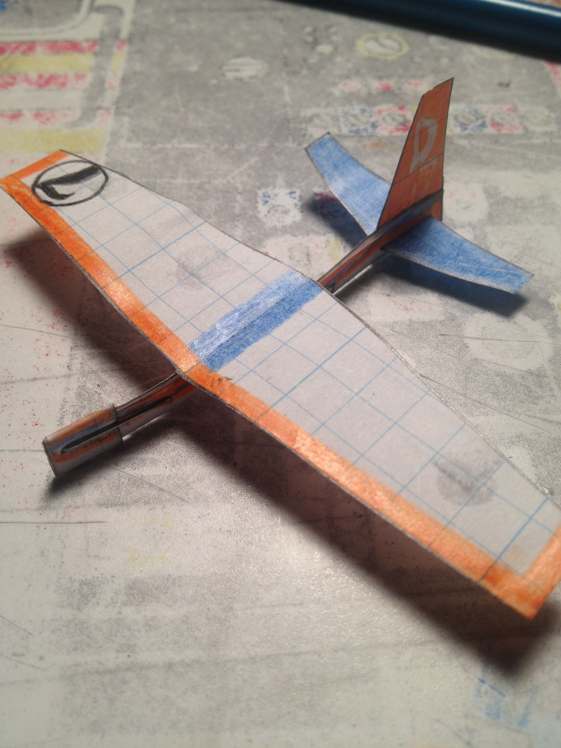 Dusty the Crop-hopper Mini Paper Airplane