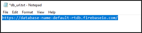 Add Database URL to the Desktop App