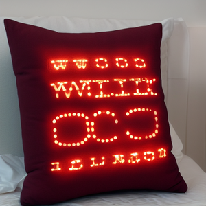 Pillow Word Clock