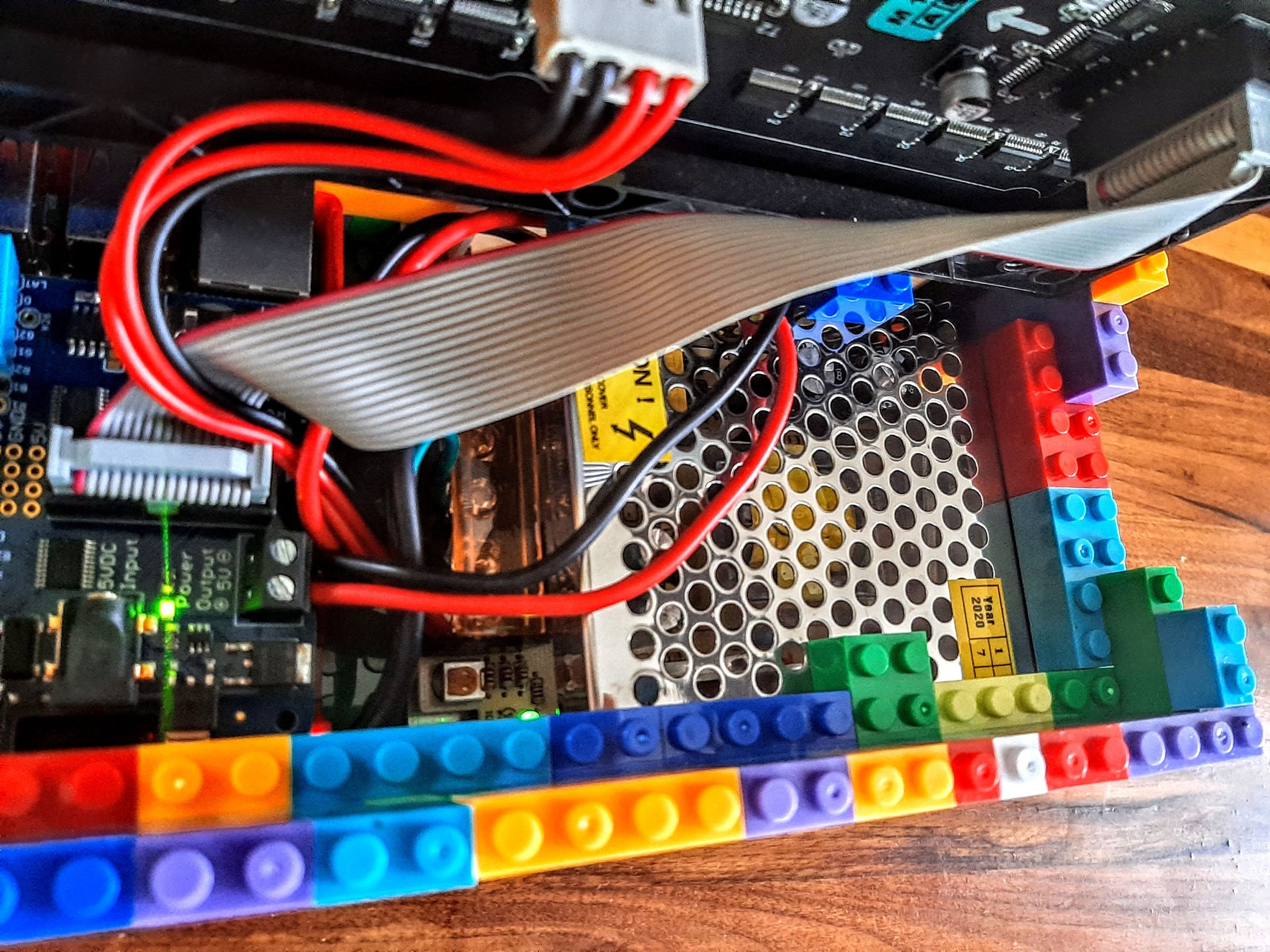 WiFi Programmable RGB LED Matrix Display in Lego Case - Instructables