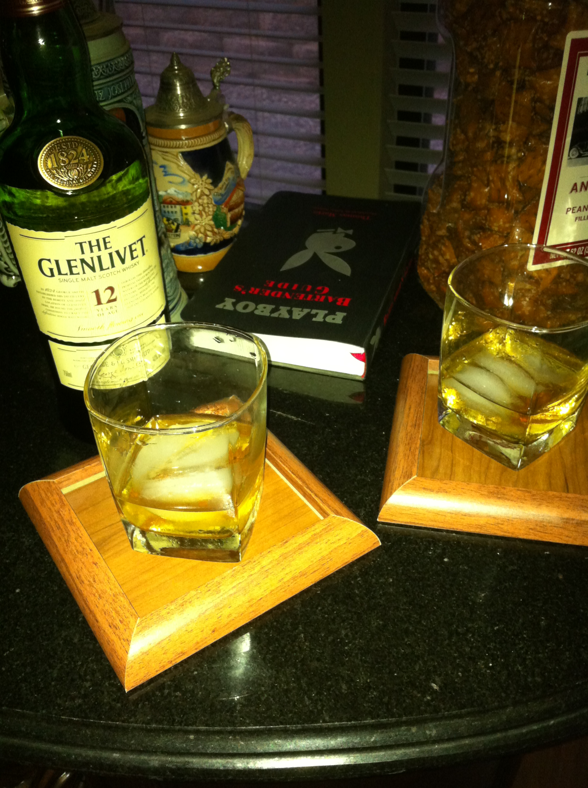 Drink coasters from leftover flooring materials