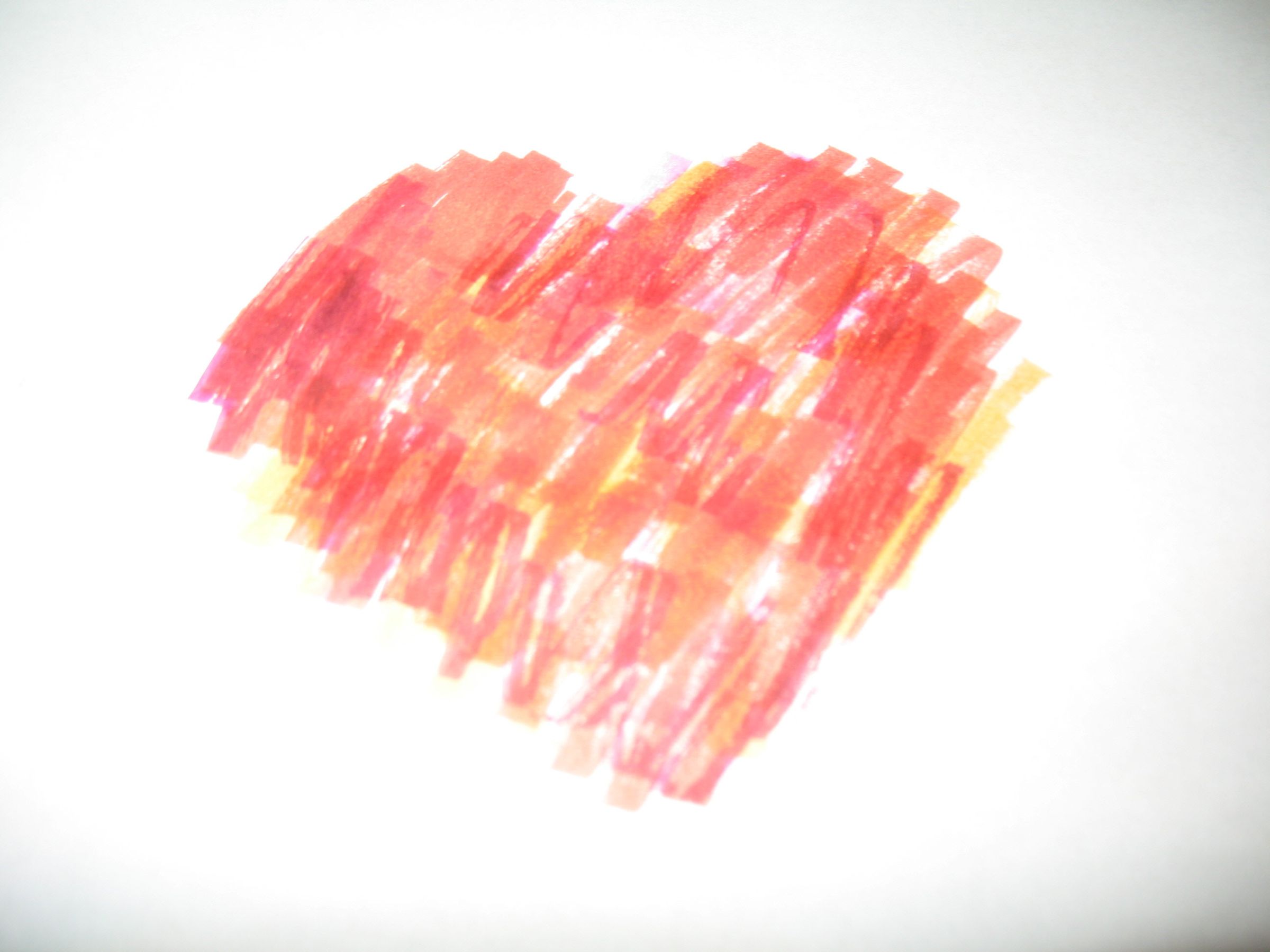 Quick 'n' Easy Heart Print Card