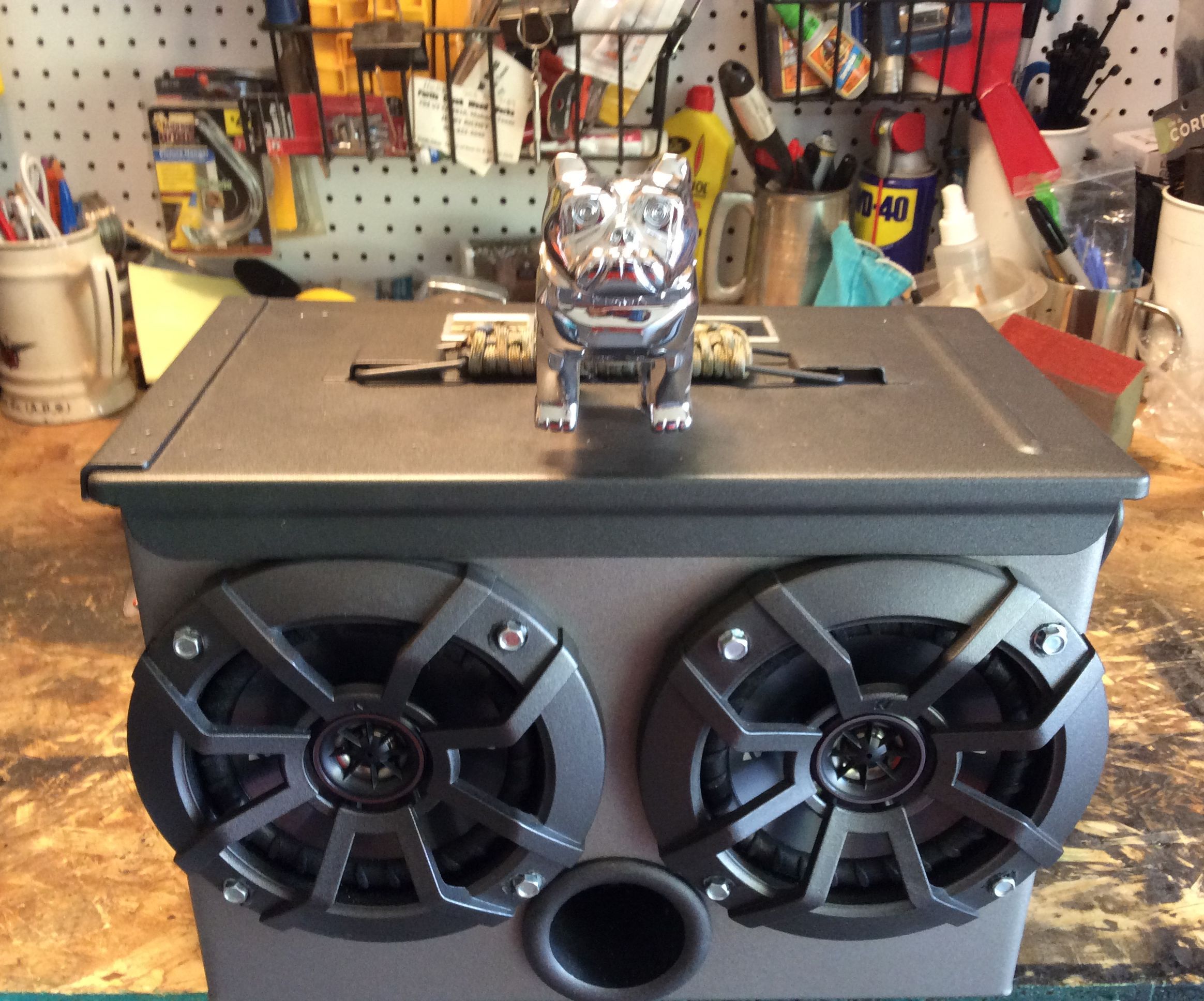 Custom Made Mack Truck Bluetooth Ammo Can Speaker 