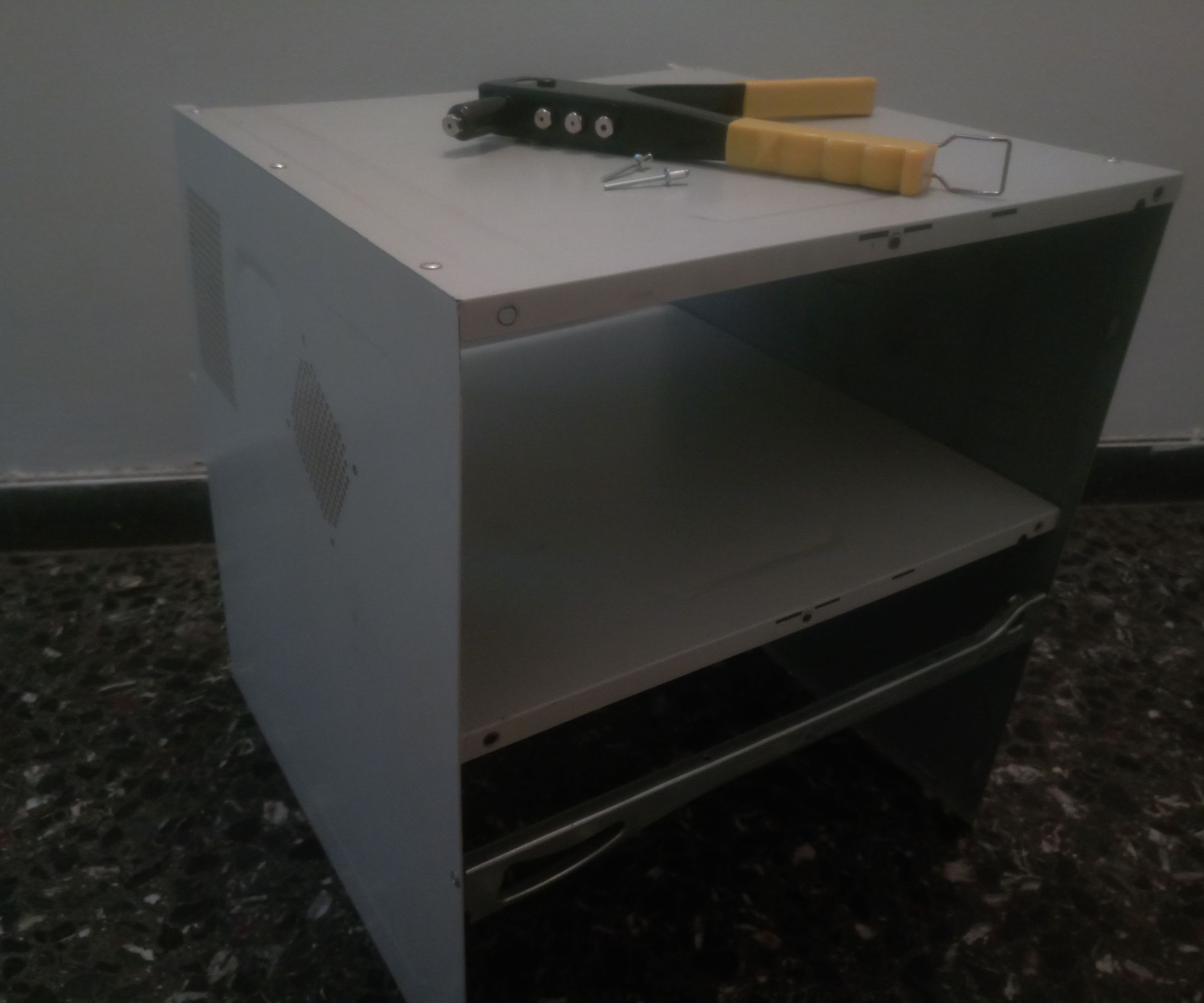 Convert Old Computer Cases to Useful Furniture
