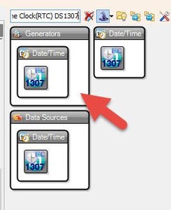In Visuino Add Components