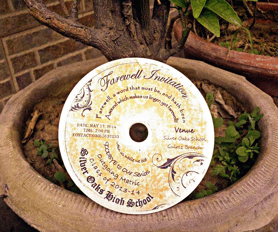 Make Circular Cd Invitations 