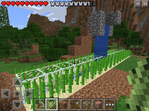 Automated Sugarcane Farm in Minecraft PE : 14 Steps - Instructables