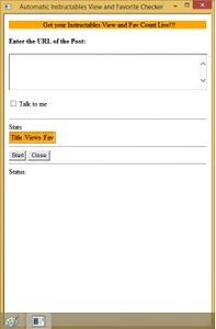 Automated Instructable Views and Favorites Checker