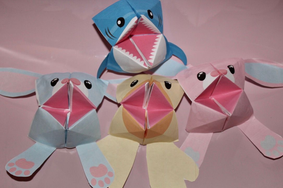 Cute Animal-themed Cootie Catcher With Printable Templates : 7 Steps (with Pictures) - Instructables
