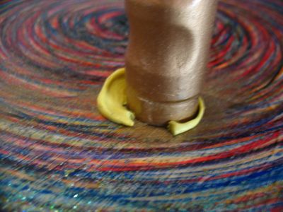 Glue Magnets Into the Spinner Handle and Spinner Top