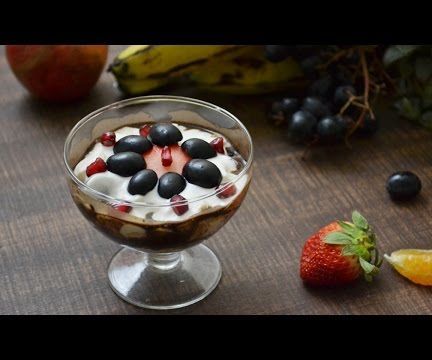 Fruit Cream Recipe - Instant Kids Dessert - Mixed Fruit Cream Salad