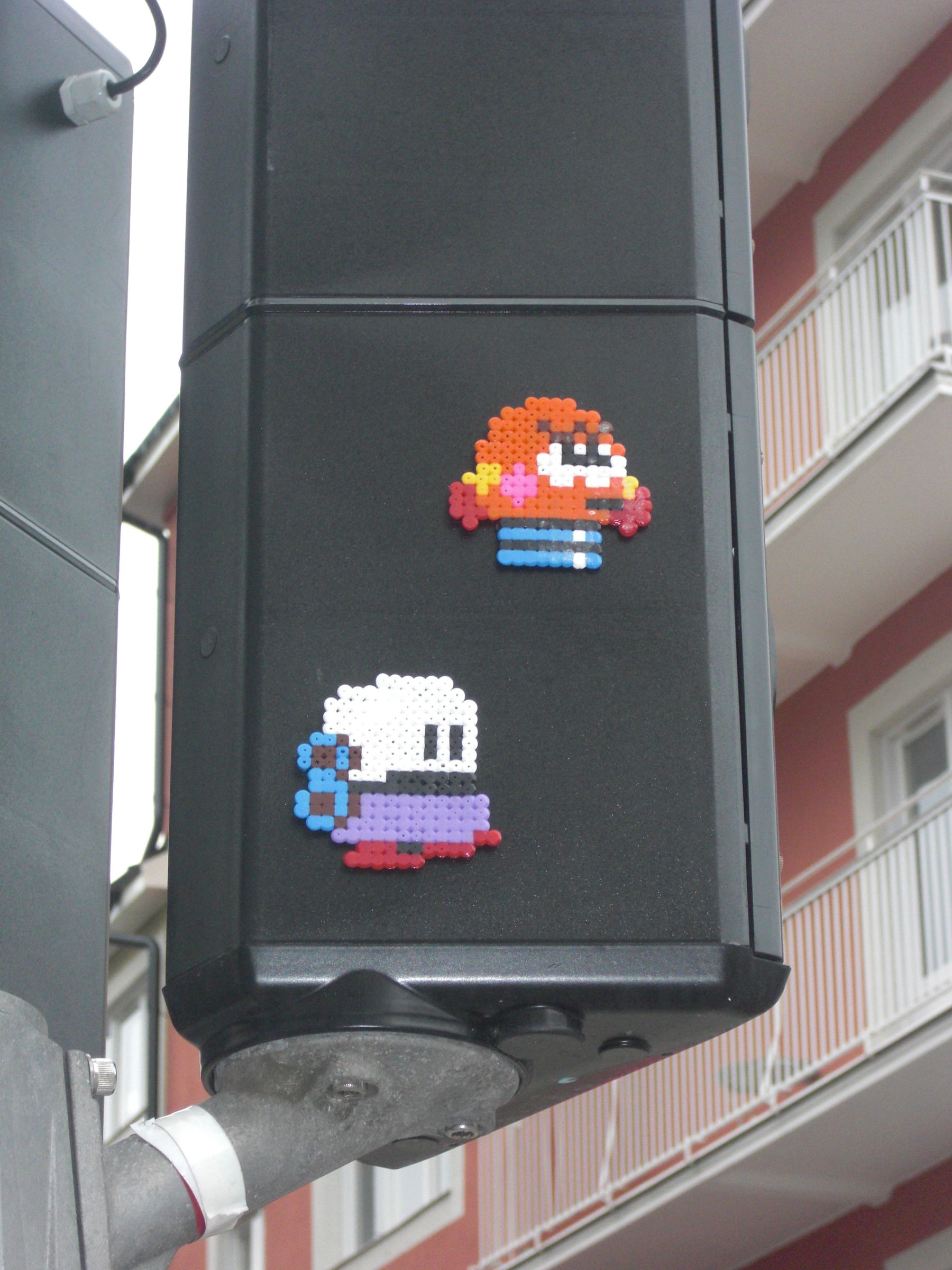 Urban Artwork Using Bead Plates