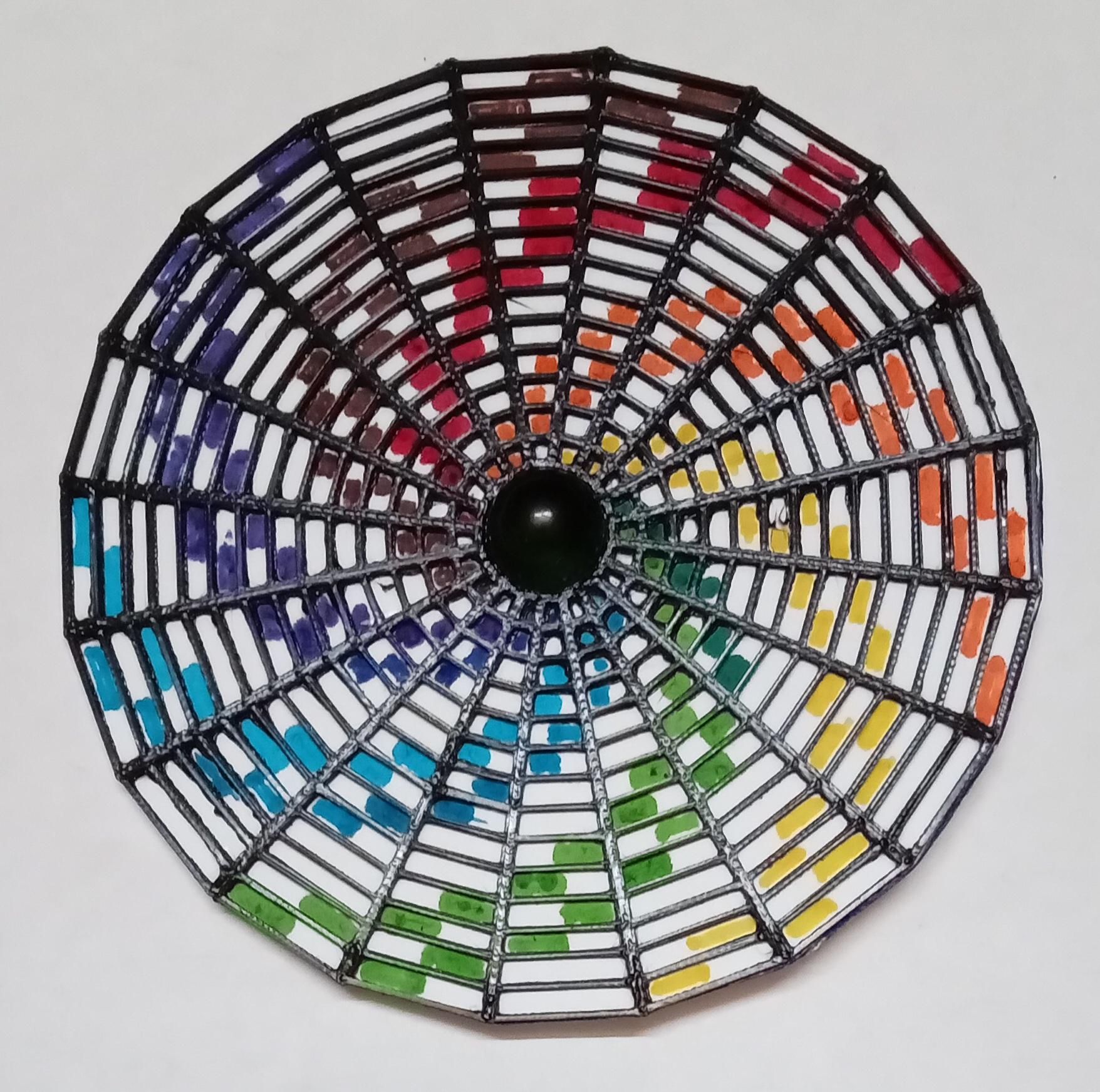 Rainbow Colored Spinning Toy Using Tinkercad 12 Steps (with Pictures