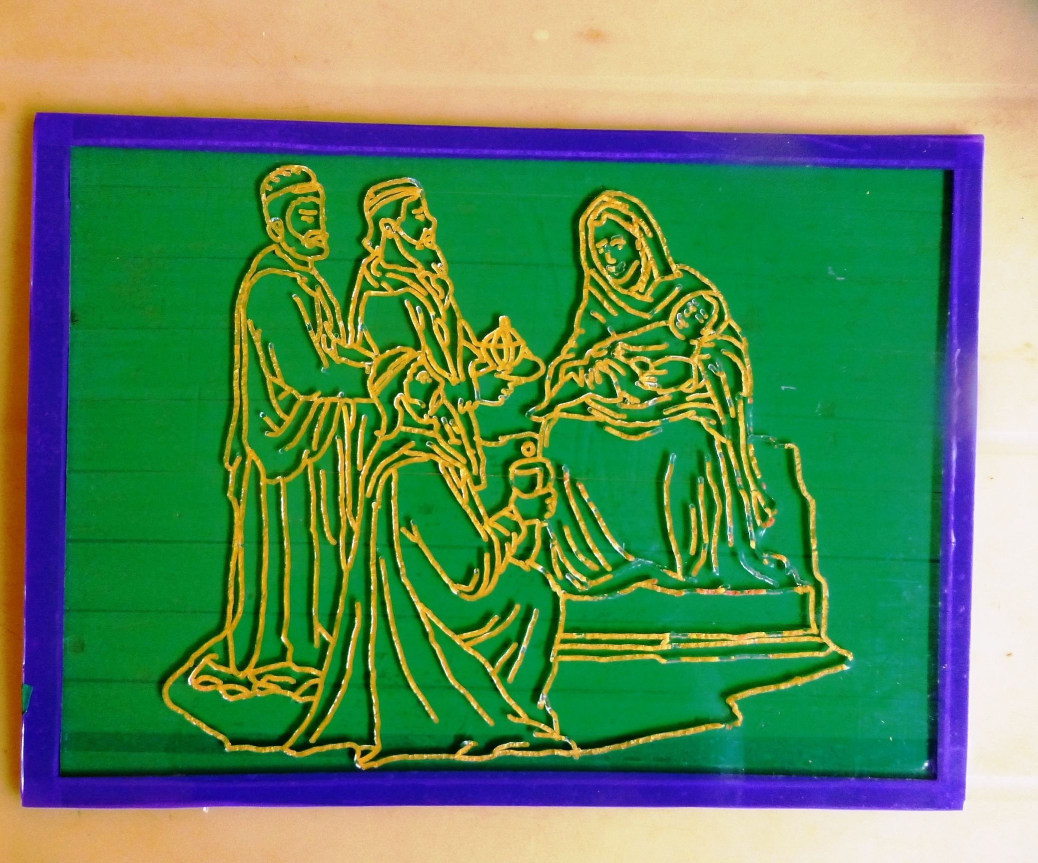 Routing Line Art on Acrylic Sheet