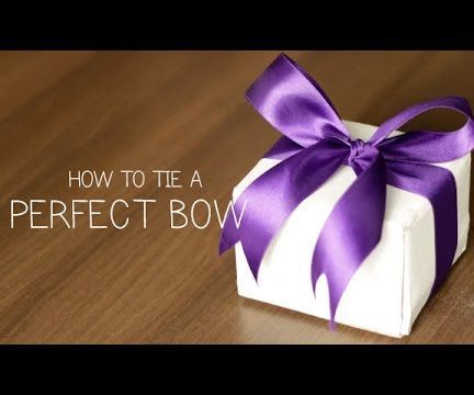 How to Tie a Perfect Bow