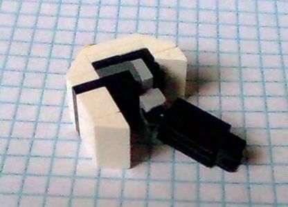 Lego GLaDOS Figure (to Scale) : 4 Steps - Instructables