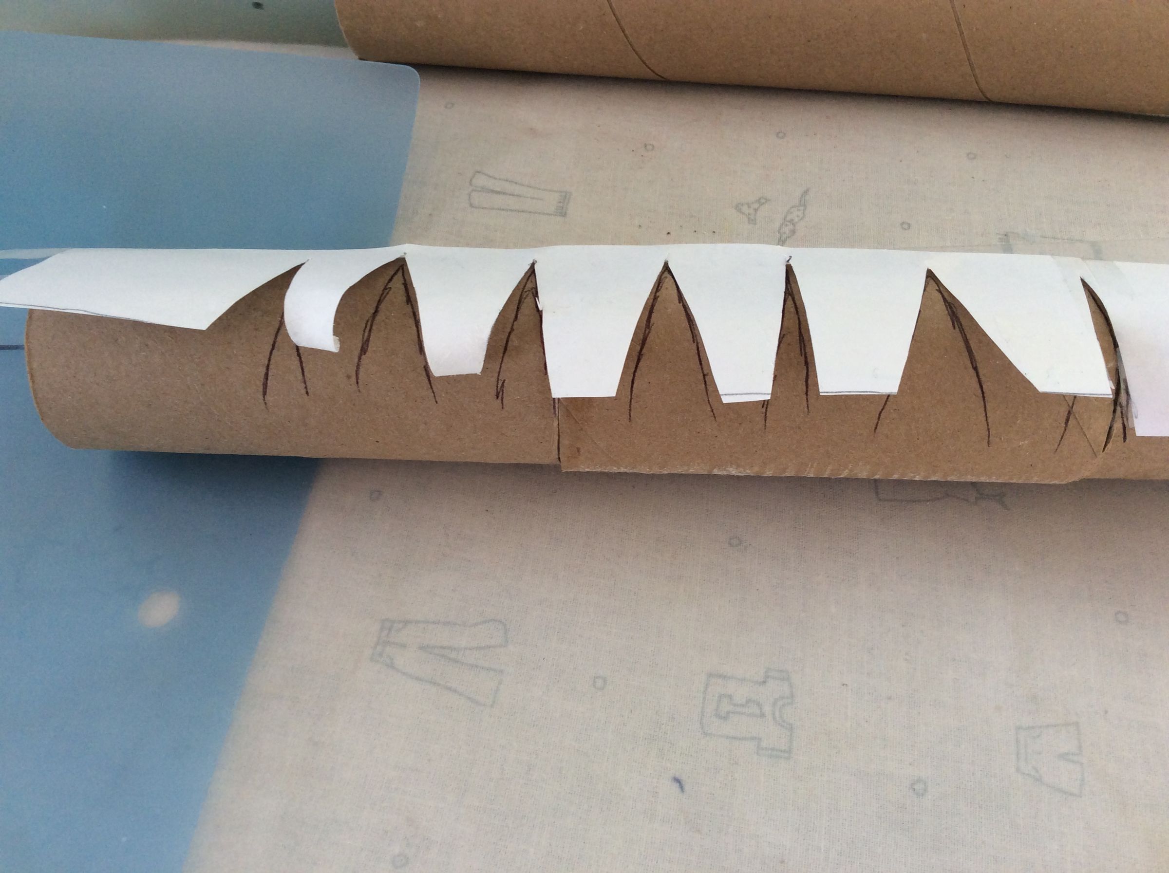 Large Cardboard Candy Canes 9 Steps Instructables