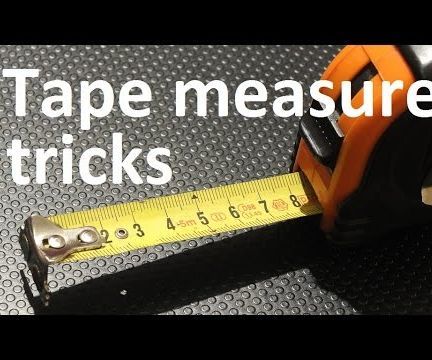 3 Tape Measure Tricks