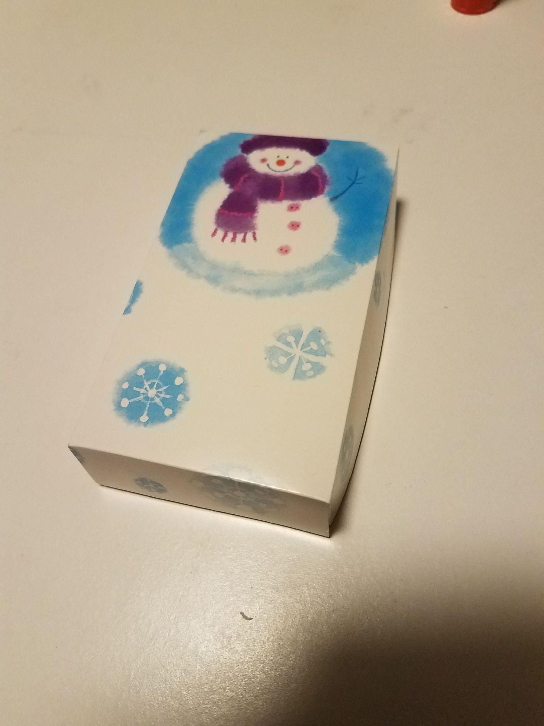 Gift Box From a Greeting Card.