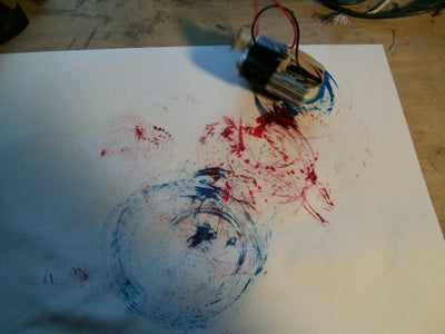 Vibrobot Paintings