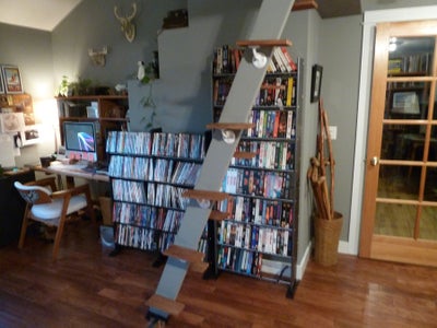 Space Saving Loft Ladder/ Stairs (100% Salvage Materials)