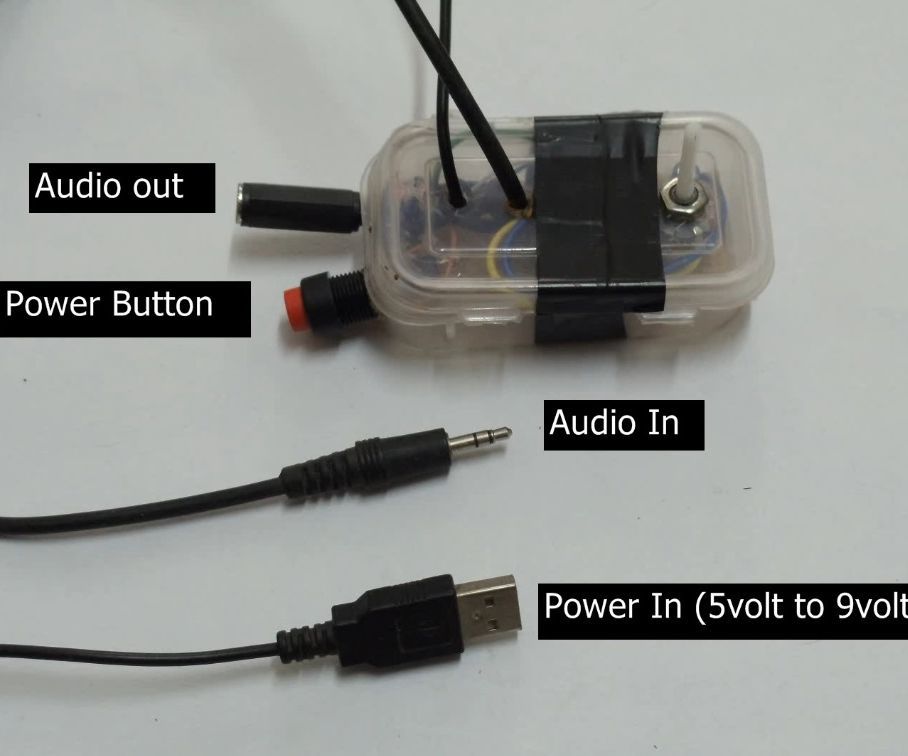DIY Mini Amplifier Using TDA2822