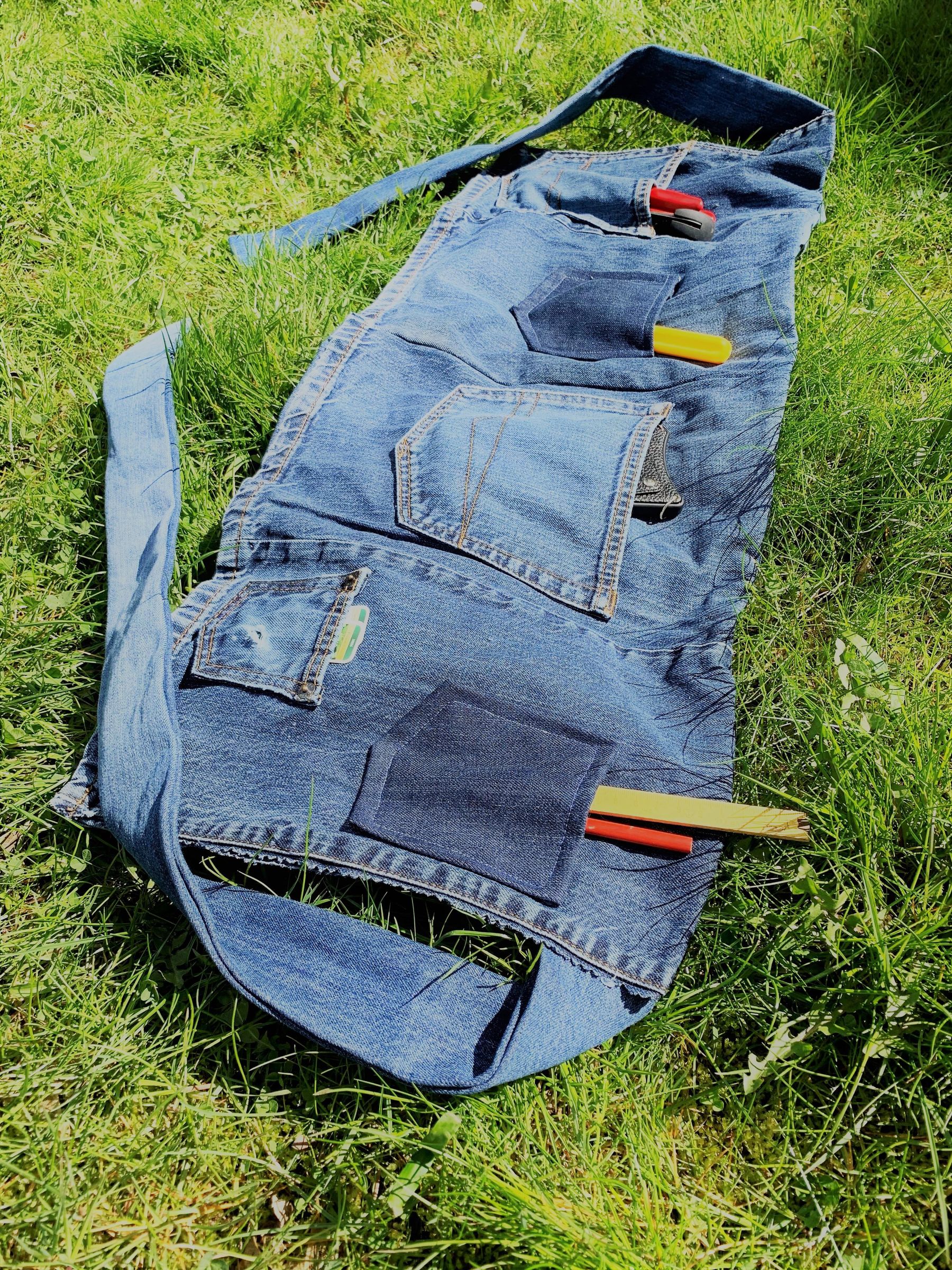 Garden Apron From Old Jeans 4 Steps (with Pictures) Instructables