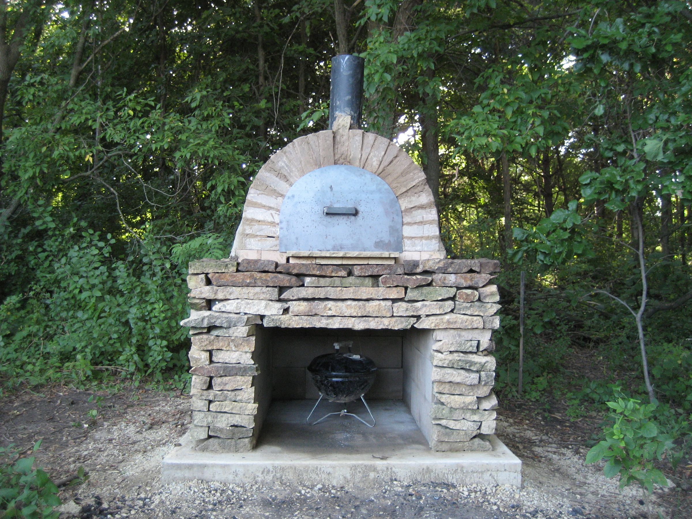 Make Pizza With a Plasma Cutter, a Backhoe and a Pile of Mud!