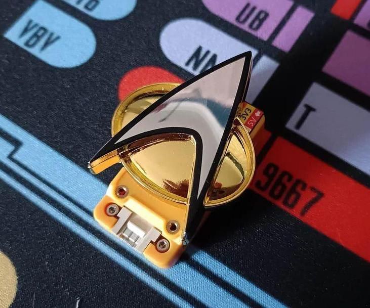Star Trek Comm Badge for Home Assistant Voice Control