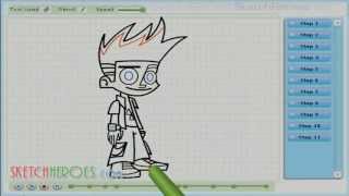 How to Draw Johnny Test