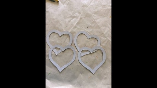 Making Hearts in Cardboard