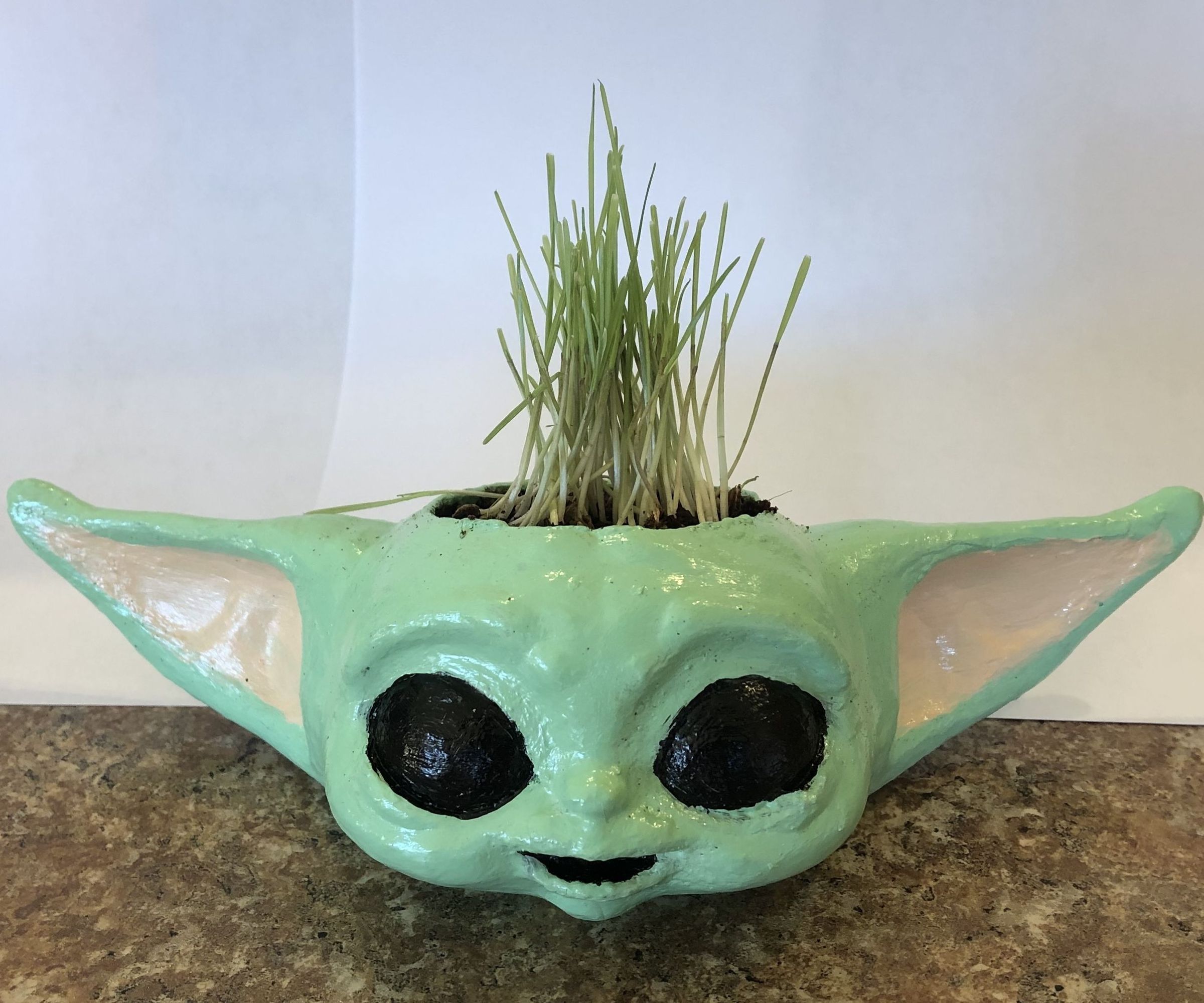 Baby Yoda Chia Pet