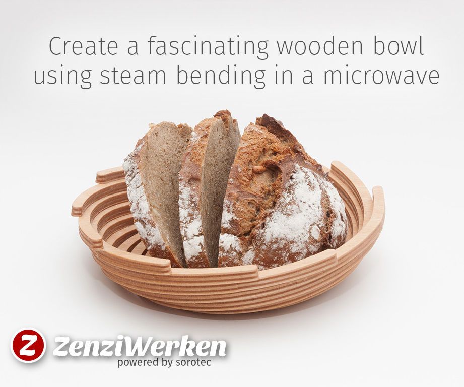 Fascinating Wooden Bowl Using Steam Bending in a Microwave