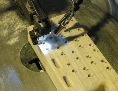 Cutting Out the Smaller Knife Holes