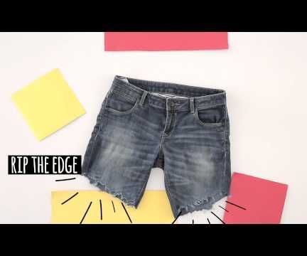  How to turn your jeans into shorts