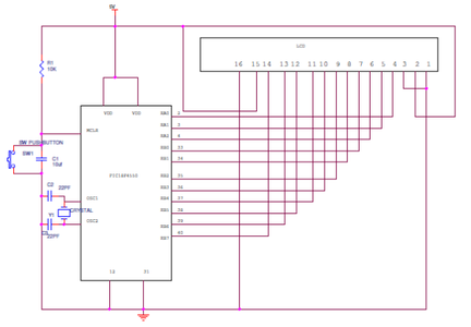 Interfacing 16X2 LCD With PIC Microcontroller